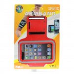 Wholesale iPhone 5S 5C 5 4S 4 Sports Armband (Red)